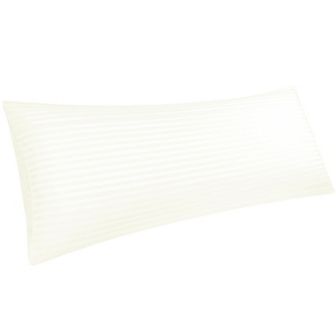 Microfiber Soft Striped Pillowcases Body Envelope Closure 20x55 Inch