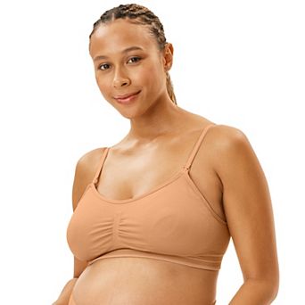 Maternity Motherhood® Seamless Nursing and Pumping Bra with Removable Pads