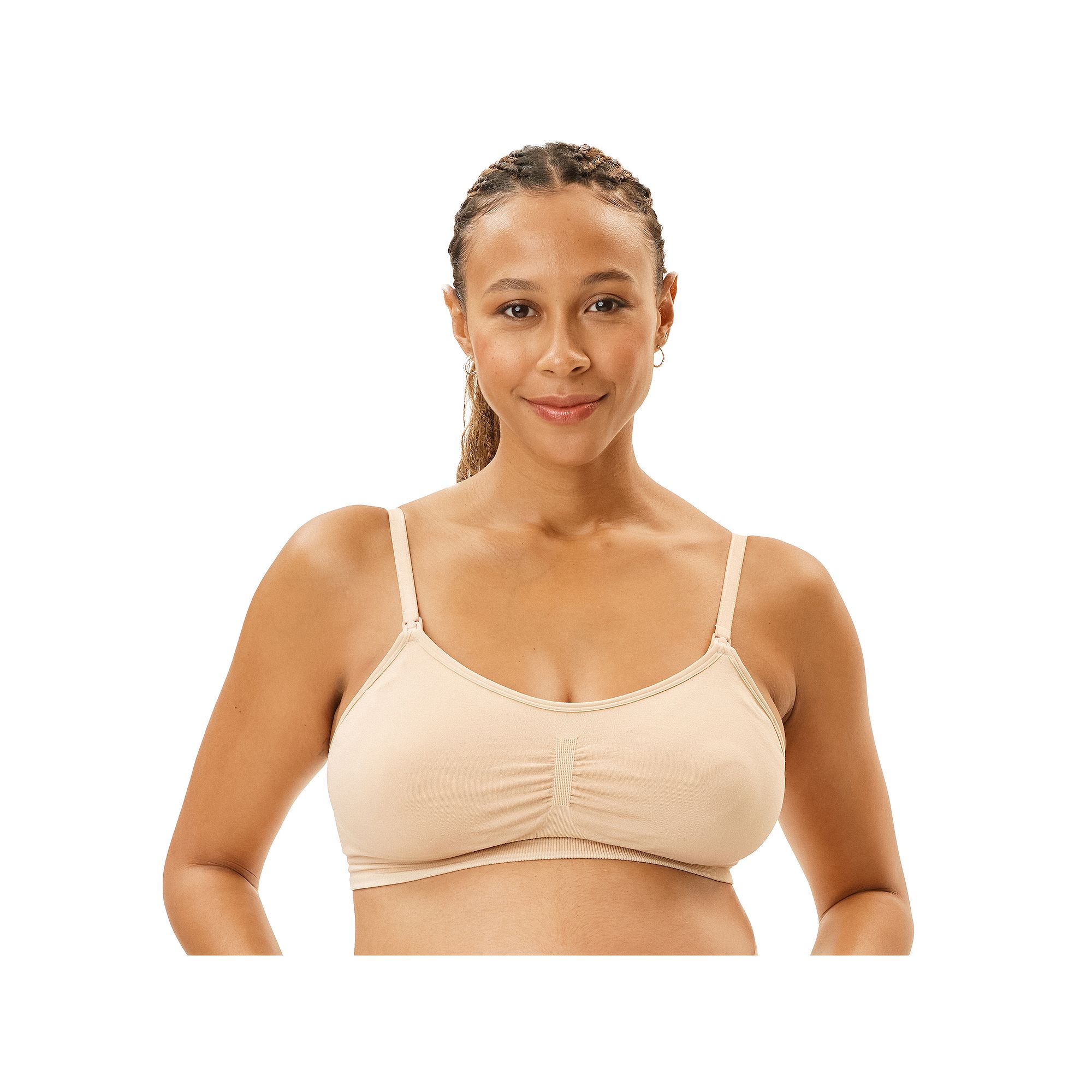 Maternity Motherhood® Seamless Nursing and Pumping Bra with Removable Pads