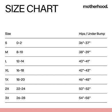 Maternity Motherhood 2 pack Seamless Over-the-Bump Hipster Panty Set