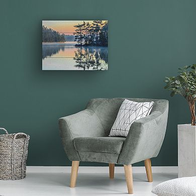 Benny Pettersson 'Before People Wake' Wood Slat Art Wall Decor