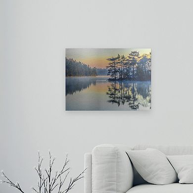 Benny Pettersson 'Before People Wake' Wood Slat Art Wall Decor