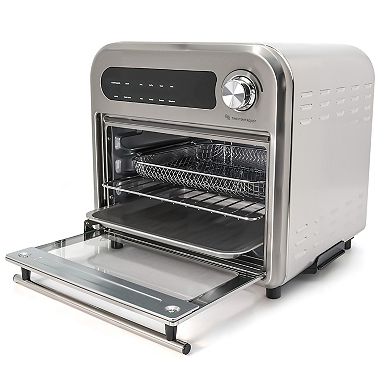 Elite Cuisine Digital Air Fryer Oven, Stainless Steel