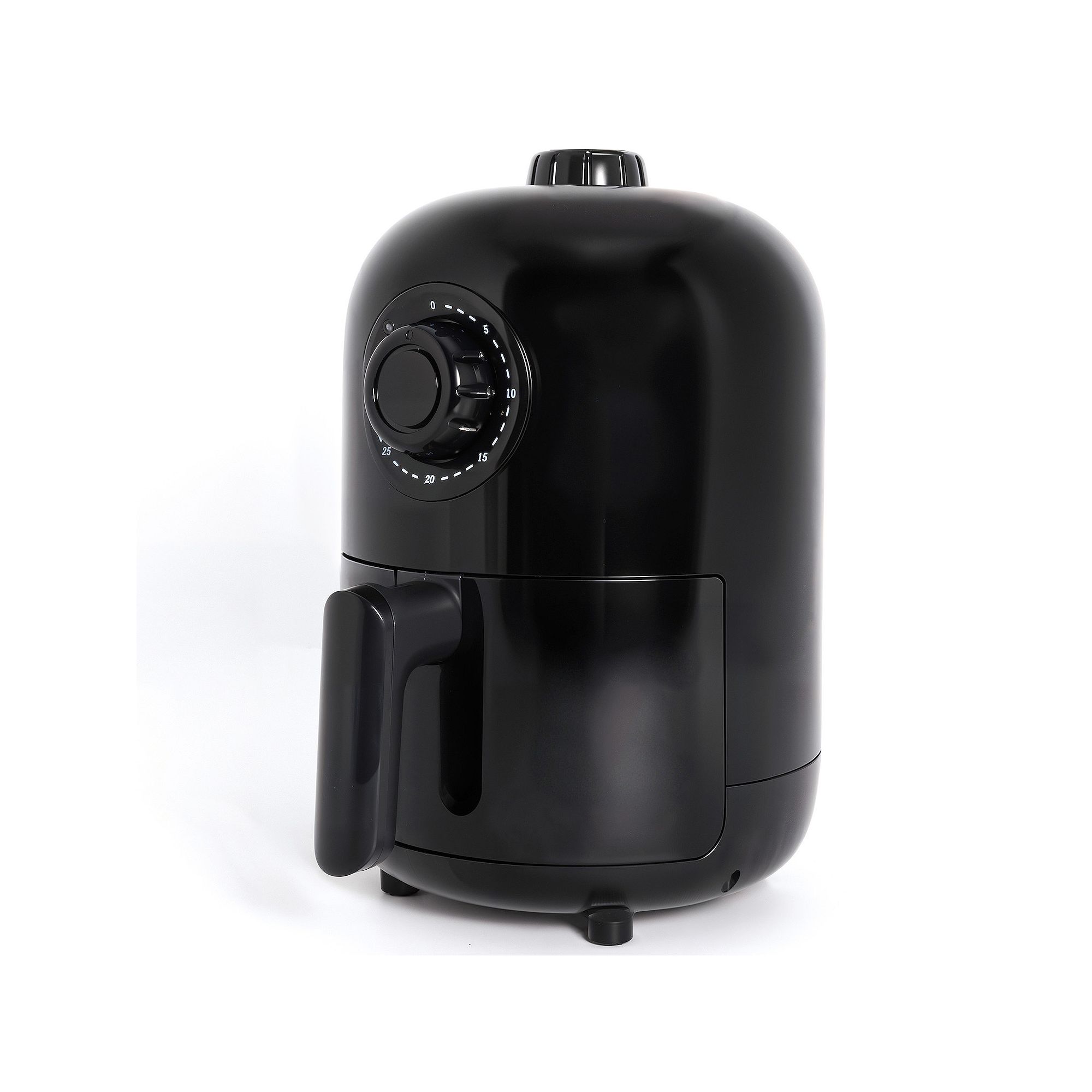 Elite Cuisine 1Qt Compact Adjustable Time/Temp Air Fryer, Black