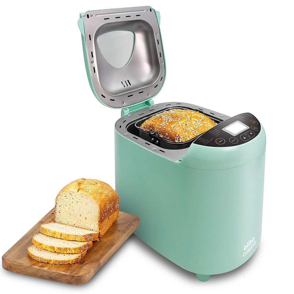 Elite Cuisine 2lb Programmable Bread Machine with 19 Pre-sets