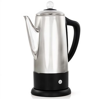 Elite Cuisine 12 cup Cordless Electric Coffee Percolator