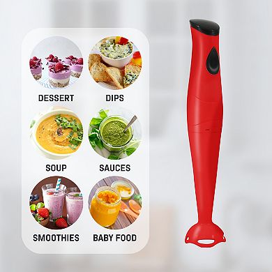 Elite Cuisine Hand Blender with Detachable Wand