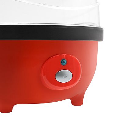 Elite Cuisine 3Qt Hot Oil Stirrer Popcorn Popper with Serving Bowl Lid