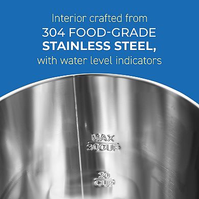 Elite Cuisine Pro Stainless Steel 30-Cup Office Coffee Urn