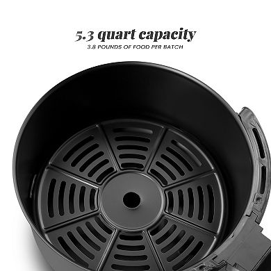 Elite Cuisine 5.3Qt. Digital Air Fryer with Pre-Set Functions