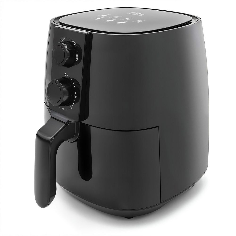 Elite Cuisine 4Qt. Adjustable Time/Temperature Air Fryer