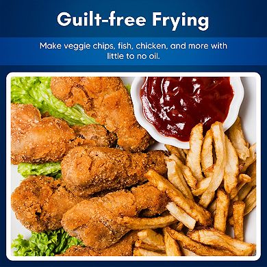 Elite Cuisine 4Qt. Adjustable Time/Temperature Air Fryer