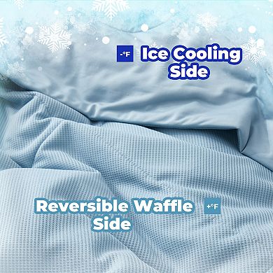 Unikome Lightweight Down Alternative Oversize Blanket, Reversible Cooling Blanket