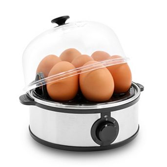 Elite Cuisine Automatic Easy Egg Cooker, 7 Eggs