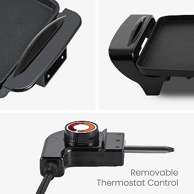 Elite Cuisine Personal Compact Nonstick Griddle 89.25 Sq In.