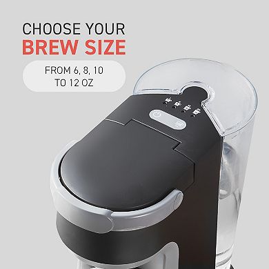 Elite Cuisine Rapid Brew Technology 2-in-1 Capsule Coffee Maker