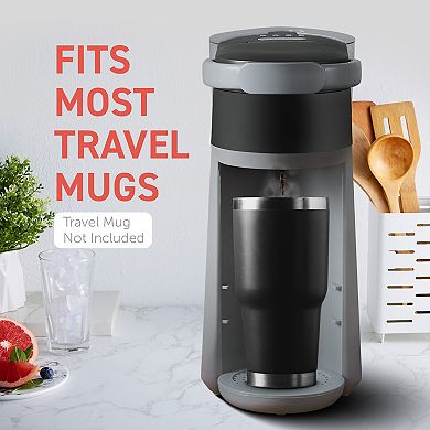 Elite Cuisine Rapid Brew Technology 2-in-1 Capsule Coffee Maker