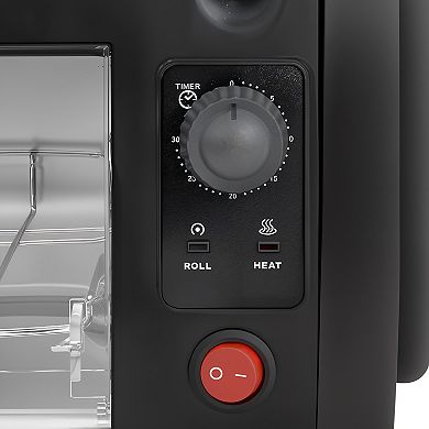 Elite Cuisine Hot Dog Roller and Bun Toaster Oven