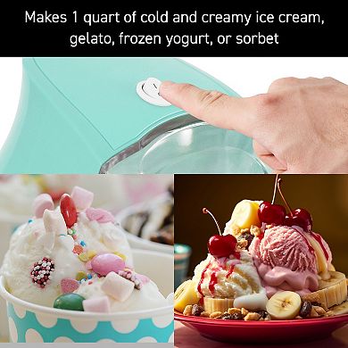 Americana 1.5Qt. Electric Ice Cream Maker with Quick Freeze Bowl