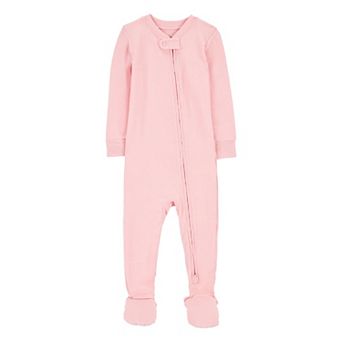 Baby Girl Carter's Zip-Up PurelySoft 1 pc Footed Pajamas