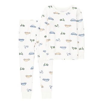 Toddler Boy Carter's 2 pc Car Print PurelySoft Pajama Top & Pajama Pants Set