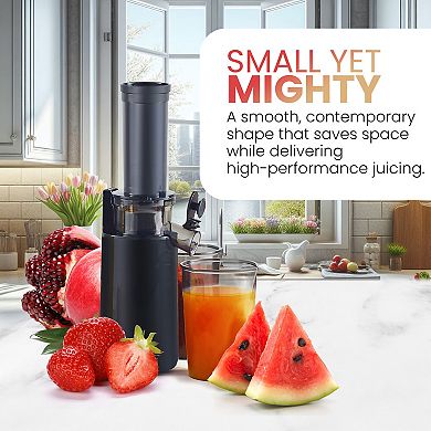 Elite Cuisine Compact Masticating Cold Press Slow Juicer