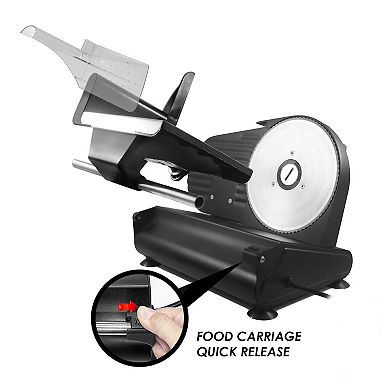 Elite Cuisine Ultimate Precision Electric Deli Food Meat Slicer