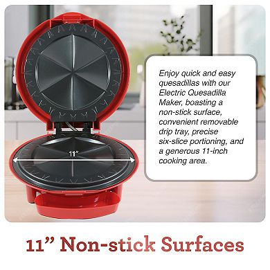 Elite Cuisine 11-in. Quesadilla Maker