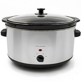 Elite Cuisine 8.5-qt Stainless Steel Slow Cooker