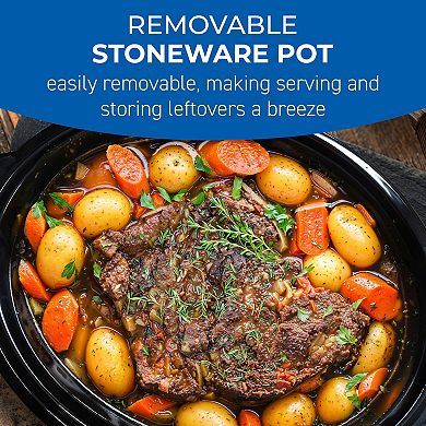 Elite Cuisine 8.5-qt. Stainless Steel Slow Cooker