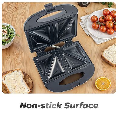 Elite Cuisine Electric Dual Panini/Sandwich Maker