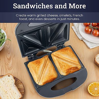 Elite Cuisine Electric Dual Panini/Sandwich Maker