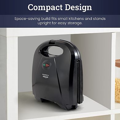 Elite Cuisine Electric Dual Panini/Sandwich Maker