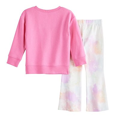 Disney Princess Baby & Toddler Girl Graphic Sweatshirt & Flare Leggings Set by Jumping Beans®