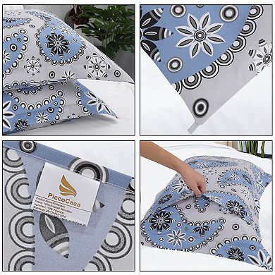 3pcs Comforter Set Floral Pattern Duvet Comforter Set With 2piece Pillowcases