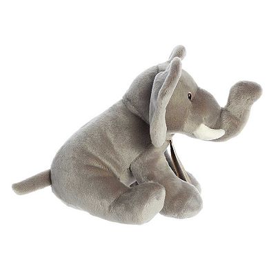 Aurora Large Grey Eco Nation Eco Hugs 13" Elephant Eco-friendly Stuffed Animal