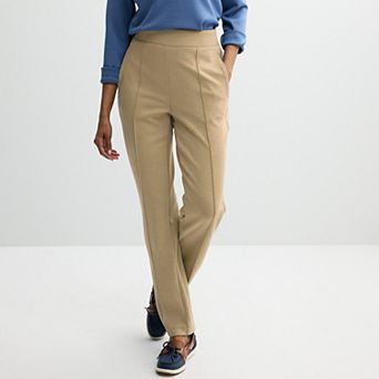 Women's Croft & Barrow® Pintuck Travel Knit Pants