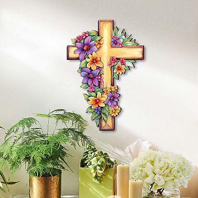 Garden Serenity Wooden Cross By G. Debrekht