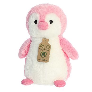 Aurora Medium Pink Eco Nation Eco Hugs 12" Penguin Pink Eco-friendly Stuffed Animal