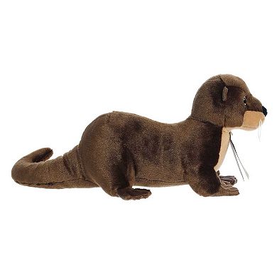 Aurora Large Brown Eco Nation Eco Hugs 16" River Otter Eco-friendly Stuffed Animal