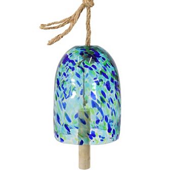 Sunnydaze Natural Melody Glass Wind Chime Bell - 7.5 in