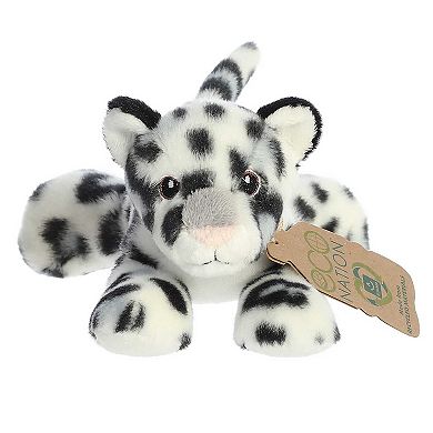 Aurora Small White Eco Nation Eco Softies 8" Snow Leopard Eco-friendly ...