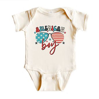 American Boy Sunglasses Baby Bodysuit