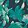 Teal Petunias Floral