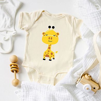 Giraffe Colorful Baby Bodysuit