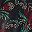Black Etched Floral