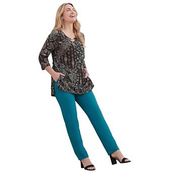 Catherines Women's Plus Size Seasonless Swing Tunic