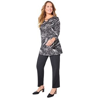 Catherines Women's Plus Size Seasonless Swing Tunic