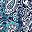 Navy Paisley