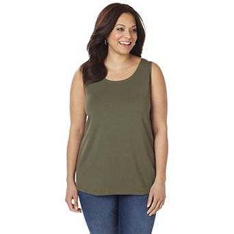 Catherines Women's Plus Size Petite Suprema Tank